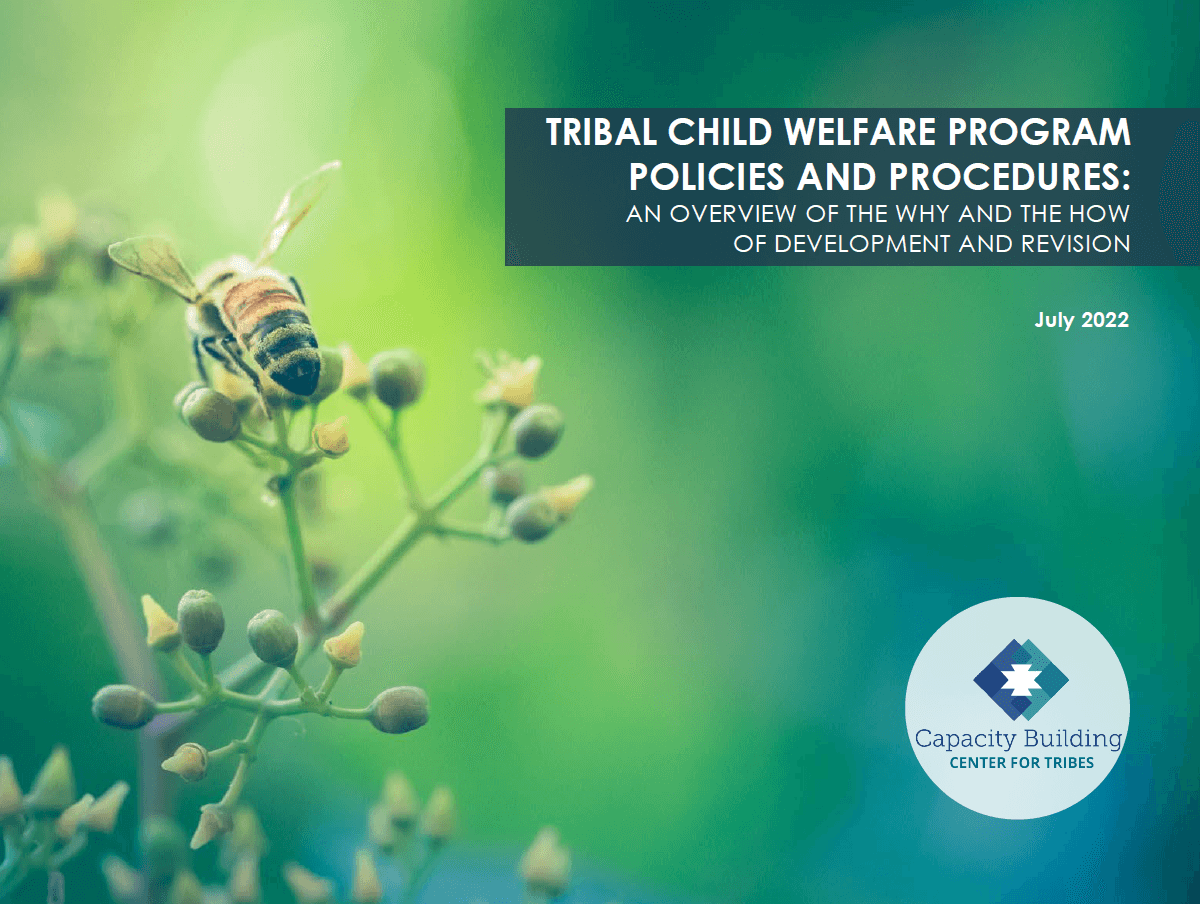 Tribal Child Welfare Policies and Procedures cover